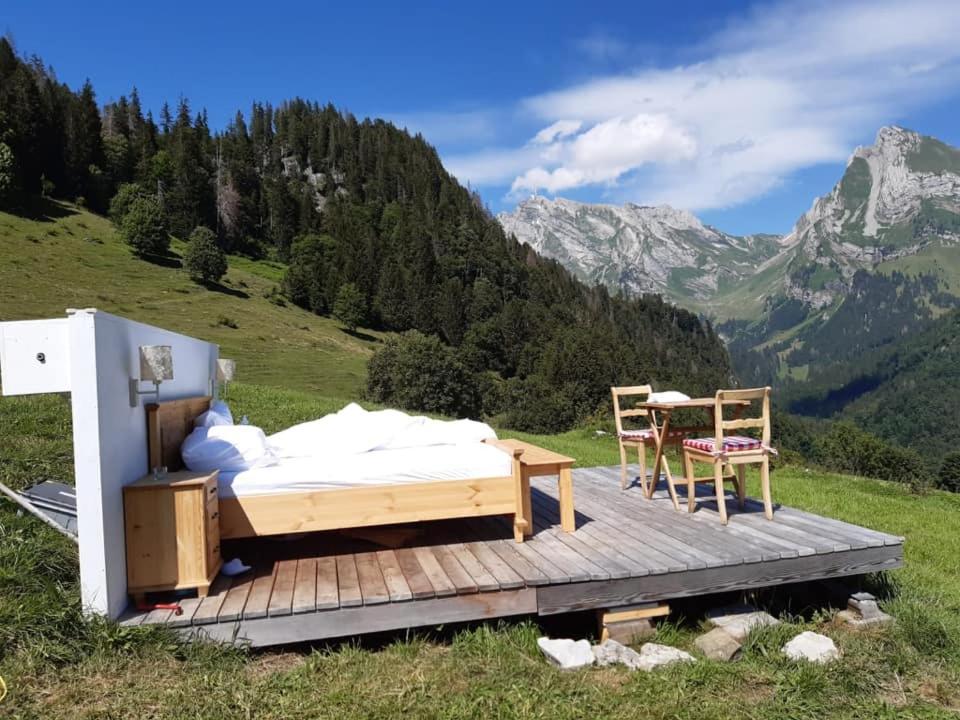 Ferienwohnung Haus Am Bach In Toggenburg Wildhaus Buitenkant foto